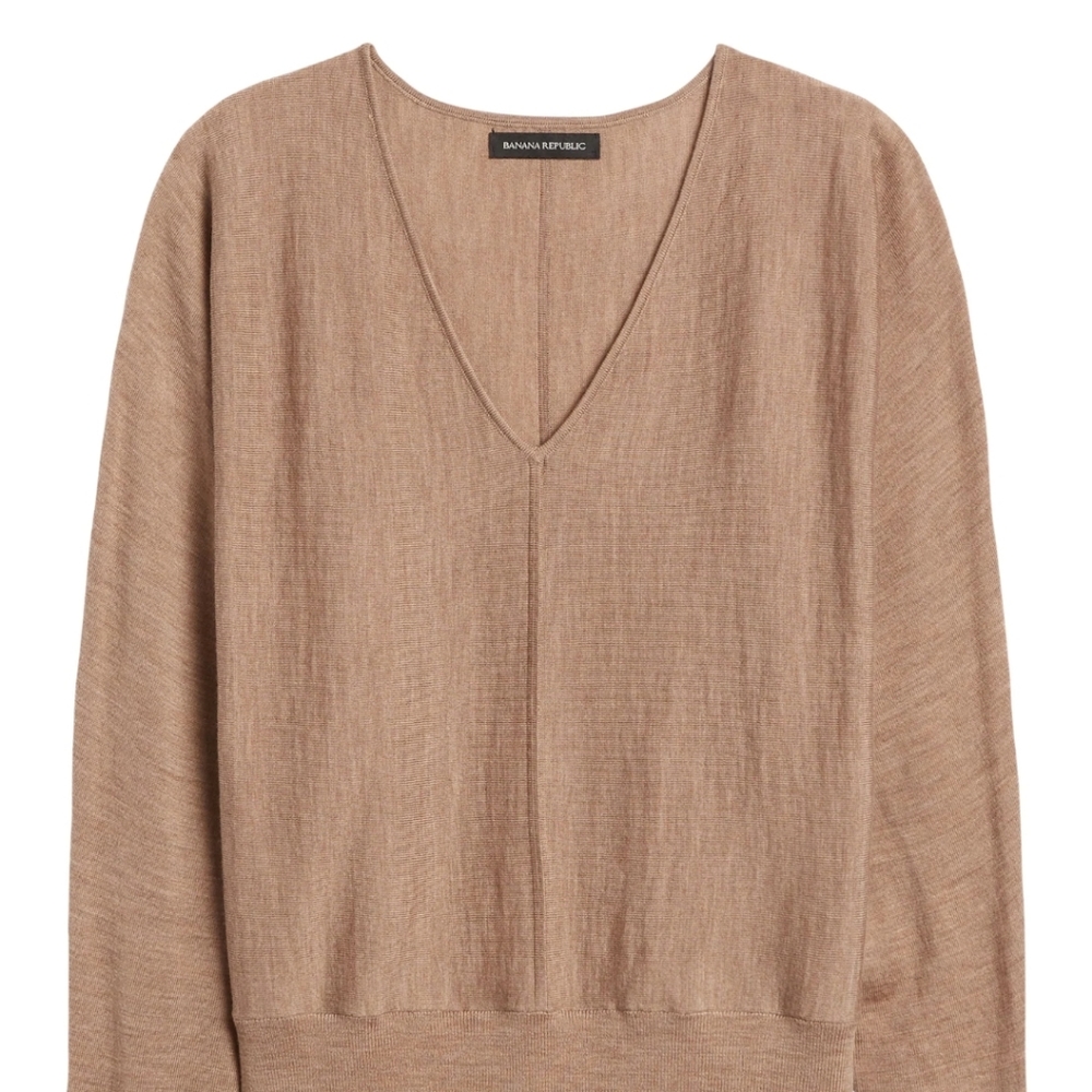 Merino Wool Tan Sweater
